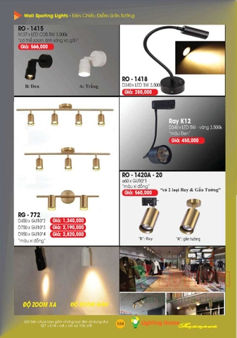 CATALOGUE ĐÈN TRANG TRÍ LIGHTING&HOME 2022 (P3)