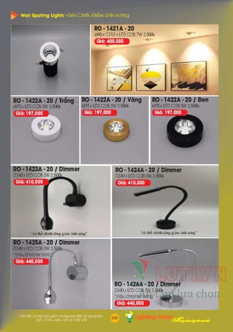 CATALOGUE ĐÈN TRANG TRÍ LIGHTING&HOME 2022 (P3)