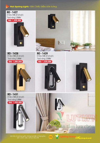 CATALOGUE ĐÈN TRANG TRÍ LIGHTING&HOME 2022 (P3)