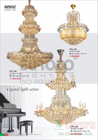 CATALOGUE BẢNG GIÁ ĐÈN TRANG TRÍ EUROTO 2022 (P1)
