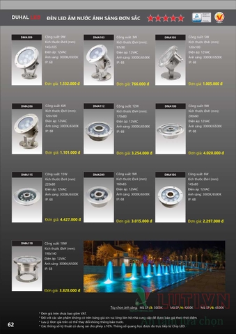 CATALOGUE BẢNG GIÁ ĐÈN LED DUHAL A (THÁNG 4/2021)