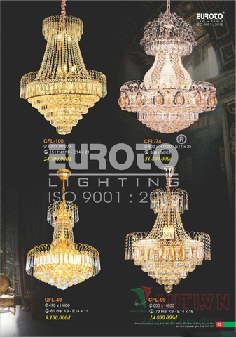CATALOGUE BẢNG GIÁ ĐÈN TRANG TRÍ EUROTO 2022 (P1)
