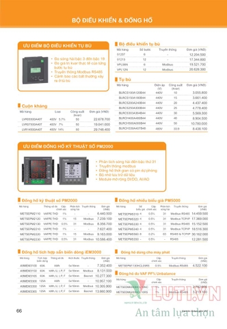 CATALOGUE BẢNG GIÁ THIẾT BỊ ĐIỆN SCHNEIDER NĂM 2021