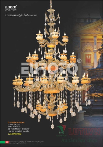 CATALOGUE BẢNG GIÁ ĐÈN TRANG TRÍ EUROTO 2022 (P1)