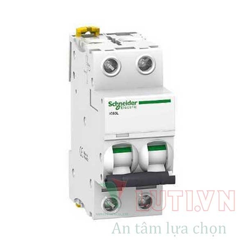 MCB Acti9 - Cầu dao/Aptomat tự động 6kA iC60N Schneider 2P 25A A9F74225