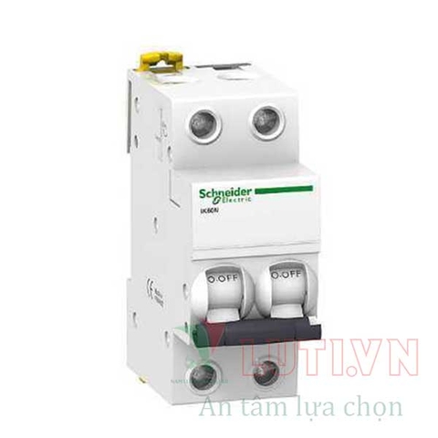 MCB Acti9 - Cầu dao/Aptomat tự động 6kA iK60N Schneider 2P 20A A9K27220