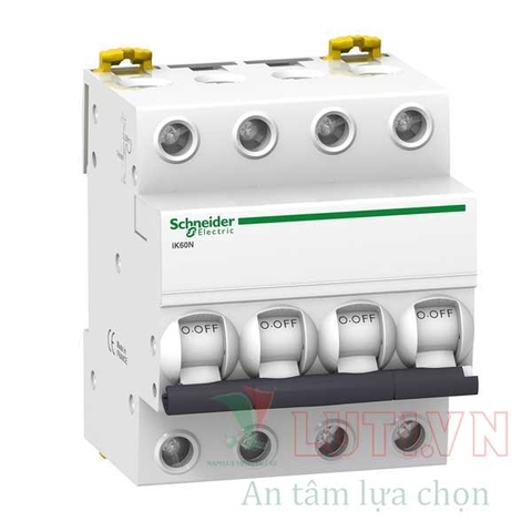 MCB Acti9 - Cầu dao/Aptomat tự động 6kA iK60N Schneider 4P 50A A9K24450