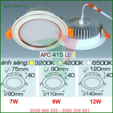 Đèn downlight Anfaco AFC 415