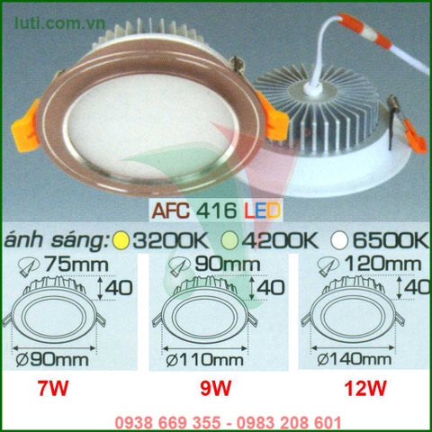 Đèn downlight Anfaco AFC 416