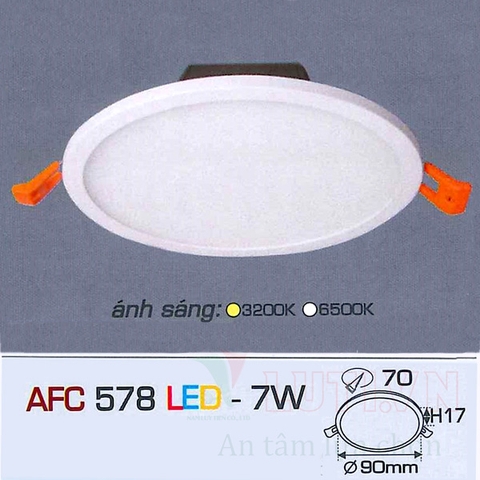 Đèn led ốp trần nổi tròn AFC-578-7W-3200K