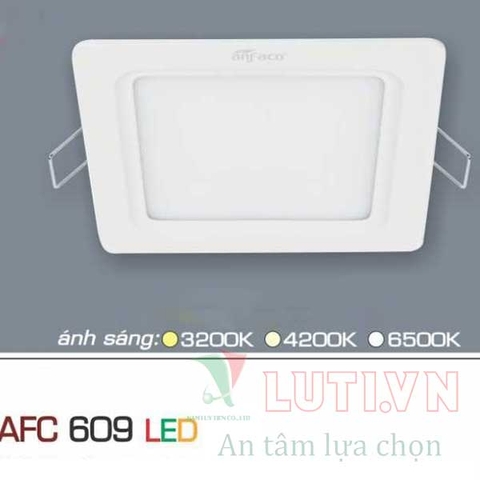 Đèn led âm trần vuông AFC-609-9W