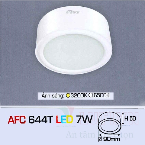 Đèn lon ốp trần nổi AFC-644T-7W