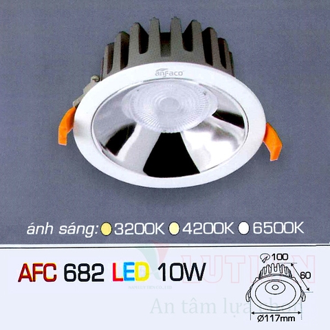 Đèn led âm trần AFC-682-10W