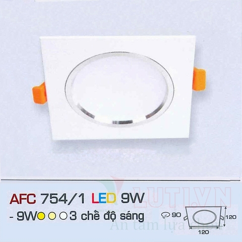 Đèn downlight AFC-754/1-9W-3CĐ