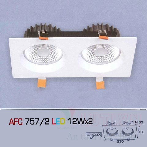 Đèn downlight AFC-757/2-12W