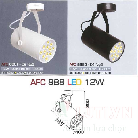 Đèn led chiếu điểm AFC-888T-12W-ĐN