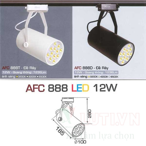 Đèn led chiếu điểm AFC-888T-12W-ĐR