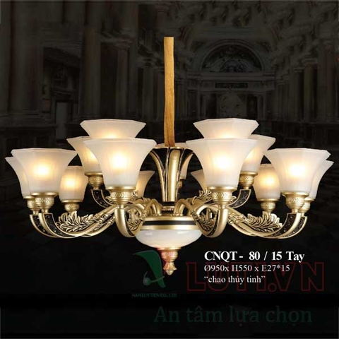 Đèn chùm thủy tinh CNQT-80