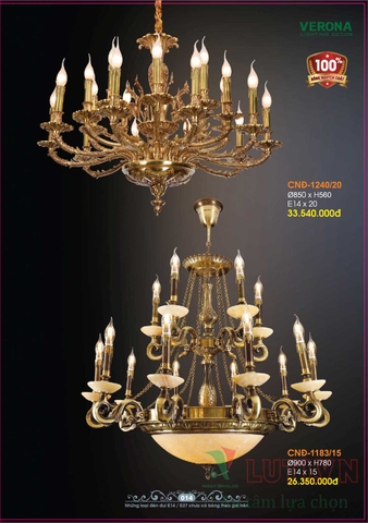 CATALOGUE BẢNG GIÁ ĐÈN LED TRANG TRÍ VERONA 2021 (PHẦN 1)