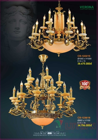 CATALOGUE BẢNG GIÁ ĐÈN LED TRANG TRÍ VERONA 2021 (PHẦN 1)