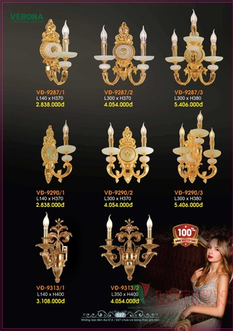 CATALOGUE BẢNG GIÁ ĐÈN LED TRANG TRÍ VERONA 2021 (PHẦN 1)