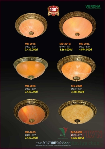 CATALOGUE BẢNG GIÁ ĐÈN LED TRANG TRÍ VERONA 2021 (PHẦN 1)