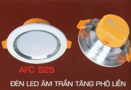 Đèn led âm trần tăng phô liền