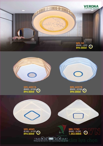 CATALOGUE BẢNG GIÁ ĐÈN LED TRANG TRÍ VERONA 2021 (PHẦN 2)