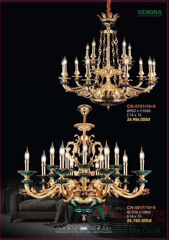 CATALOGUE BẢNG GIÁ ĐÈN LED TRANG TRÍ VERONA 2021 (PHẦN 1)