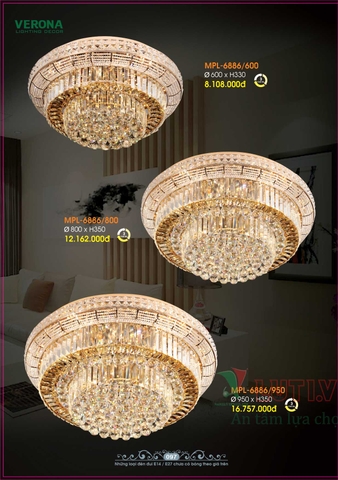 CATALOGUE BẢNG GIÁ ĐÈN LED TRANG TRÍ VERONA 2021 (PHẦN 1)
