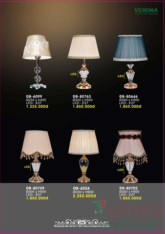 CATALOGUE BẢNG GIÁ ĐÈN LED TRANG TRÍ VERONA 2021 (PHẦN 2)