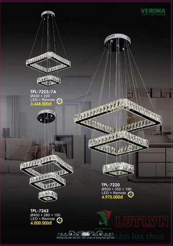CATALOGUE BẢNG GIÁ ĐÈN LED TRANG TRÍ VERONA 2021 (PHẦN 1)