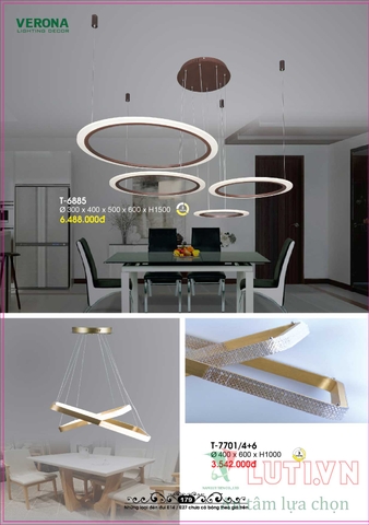 CATALOGUE BẢNG GIÁ ĐÈN LED TRANG TRÍ VERONA 2021 (PHẦN 1)