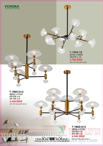 CATALOGUE BẢNG GIÁ ĐÈN LED TRANG TRÍ VERONA 2021 (PHẦN 1)