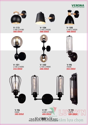 CATALOGUE BẢNG GIÁ ĐÈN LED TRANG TRÍ VERONA 2021 (PHẦN 1)