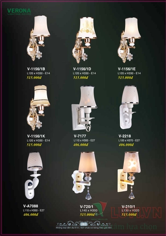CATALOGUE BẢNG GIÁ ĐÈN LED TRANG TRÍ VERONA 2021 (PHẦN 2)