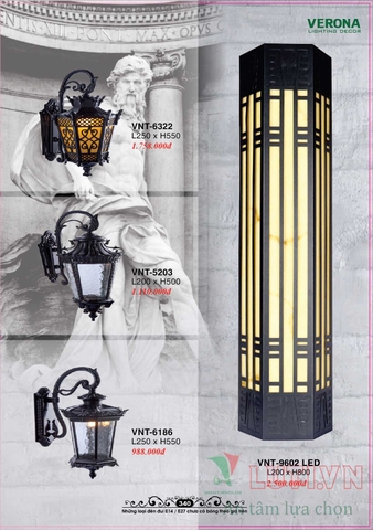 CATALOGUE BẢNG GIÁ ĐÈN LED TRANG TRÍ VERONA 2021 (PHẦN 2)