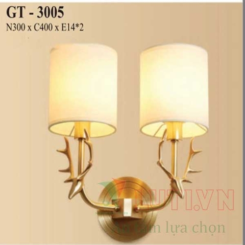 Đèn tường chao vải GT-3005