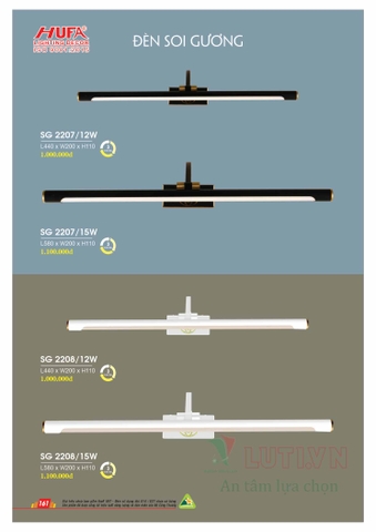 CATALOGUE BẢNG GIÁ ĐÈN LED HUFA NĂM 2021