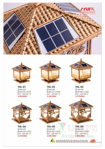 CATALOGUE BẢNG GIÁ ĐÈN LED HUFA NĂM 2021