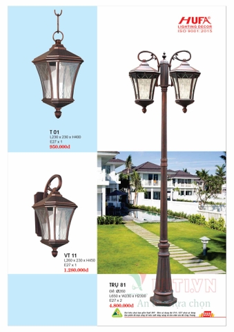 CATALOGUE BẢNG GIÁ ĐÈN LED HUFA NĂM 2021