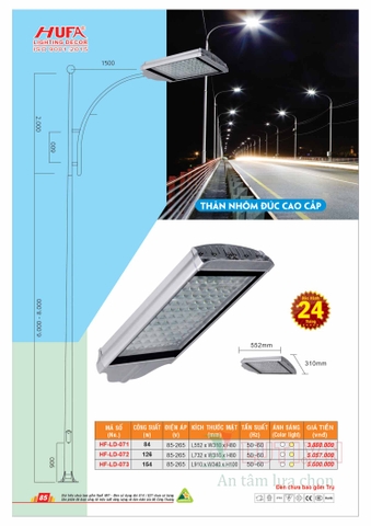 CATALOGUE BẢNG GIÁ ĐÈN LED HUFA NĂM 2021