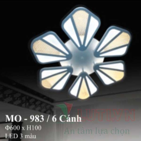 Đèn mâm hiên đại 6 cánh MO-983