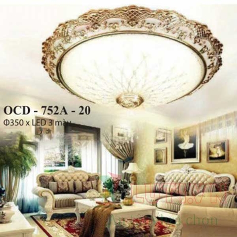 Đèn mâm ốp trần giá rẻ OCD-752A-20