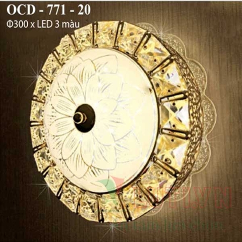 Đèn mâm ốp trần giá rẻ OCD-771-20