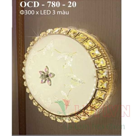 Đèn mâm ốp trần giá rẻ OCD-780-20