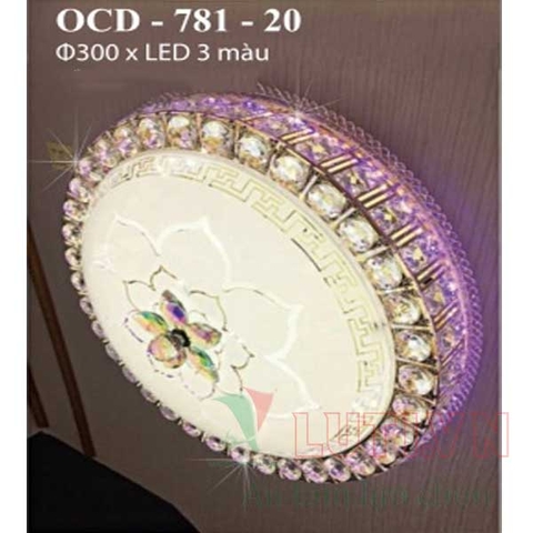 Đèn mâm ốp trần giá rẻ OCD-781-20