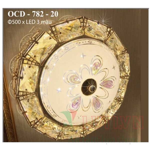 Đèn mâm ốp trần giá rẻ OCD-782-20