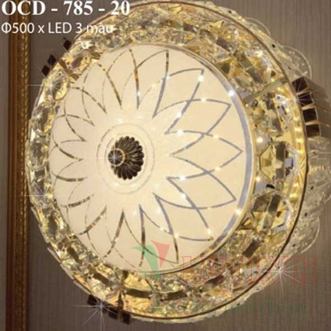 Đèn mâm ốp trần giá rẻ OCD-785-20