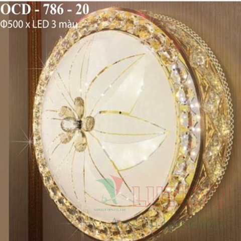 Đèn mâm ốp trần giá rẻ OCD-786-20